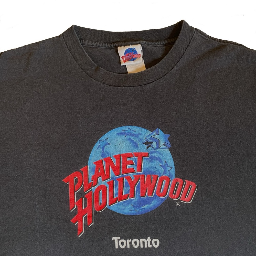 Vintage 1991 Planet Hollywood Toronto T-Shirt - Picture 3 of 7